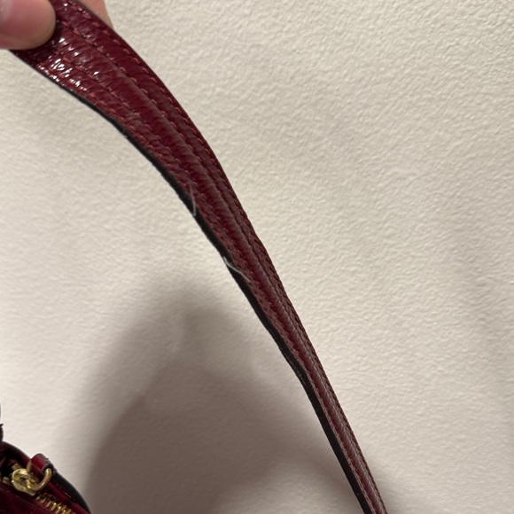 Coach Burgundy Leather Shoulder Bag - Picture 5 of 16